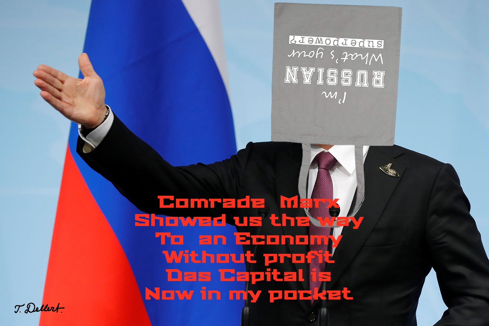 SMALL. Bag Shot PUTIN  copy